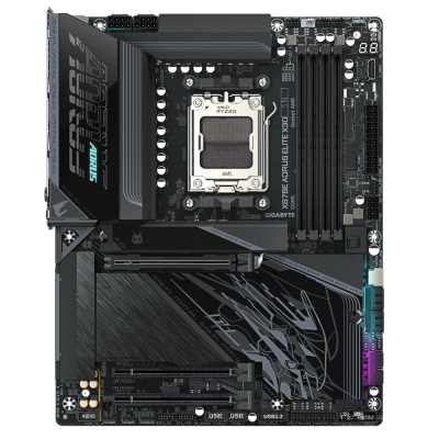 материнская плата GigaByte X870E Aorus Elite X3D Черный