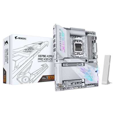 материнская плата GigaByte X870E Aorus Pro X3D ICE Черный