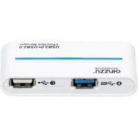 разветвитель USB Ginzzu GR-324UW белый
