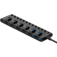 разветвитель USB Ginzzu GR-381UB черный