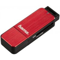 картридер Hama H-123902 красный