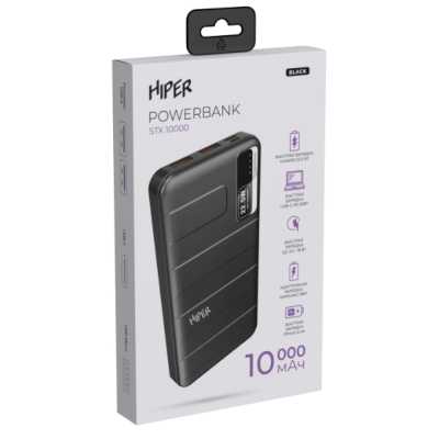 внешний аккумулятор Hiper STX 10000 Black