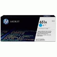 картридж HP 651A CE341A голубой