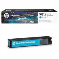 картридж HP 981X L0R09A голубой