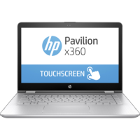 ноутбук HP Pavilion x360 14-ba105ur Серебристый