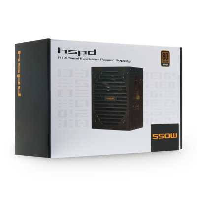 блок питания HSPD 550W HSI-550BS-BK Черный