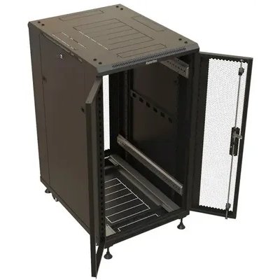 телекоммуникационный шкаф Hyperline TTBR-2261-DD-RAL9004 Черный