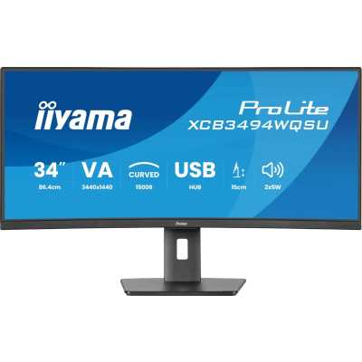 монитор Iiyama ProLite XCB3497WQSNPH-B1 Черный