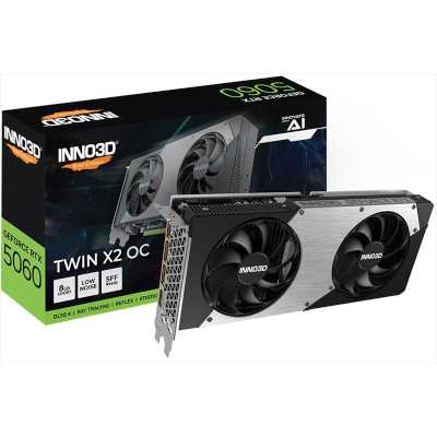 видеокарта Inno3D nVidia GeForce RTX 5060 Twin X2 OC 8Gb N50602-08D7X-195070N