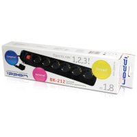 сетевой фильтр Ippon BK212 Black черный