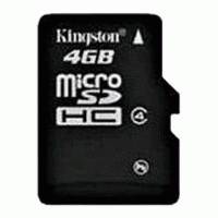карта памяти Kingston 4GB SD4C-4GBSP