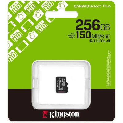 карта памяти Kingston Canvas Select Plus 256GB SDCS3/256GBSP