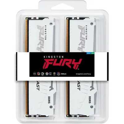 оперативная память Kingston Fury Beast White RGB Expo KF564C32BWEAK2-64