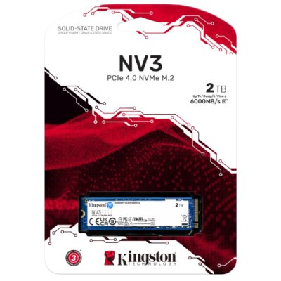 SSD диск Kingston NV3 2Tb SNV3S/2000G Синий