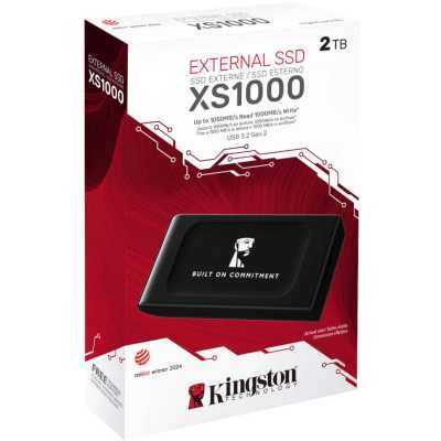 SSD диск Kingston XS1000 2Tb SXS1000/2000GA Черный