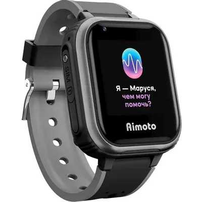 смарт часы Knopka Aimoto Маруся IQ 4G Black 8108802