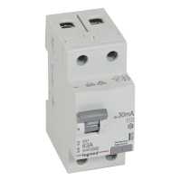 выключатель дифференционного тока Legrand 30мА тип AC RX3 402026 2 полюса Белый