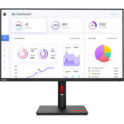 монитор Lenovo ThinkVision T32p-30 63D2GCR1CS Черный