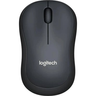 мышь Logitech M220 Silent Grey 910-006127 Черный-серый