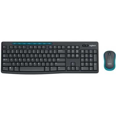 клавиатура Logitech MK275 920-007721 Черный-голубой