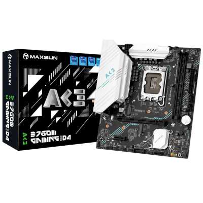 материнская плата Maxsun B760M Gaming WiFi ACE D4