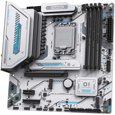 материнская плата Maxsun eSport Z890M WiFi ICE Белый