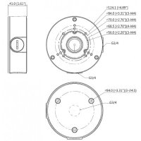 монтажная коробка Dahua DH-PFA130-E
