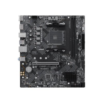 материнская плата MSI Pro B550M-B Черный
