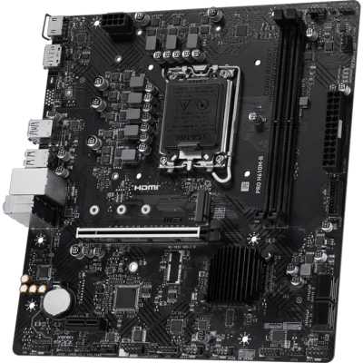 материнская плата MSI Pro H610M-B Черный