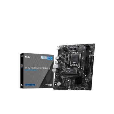 материнская плата MSI Pro H610M-S DDR4 II Черный