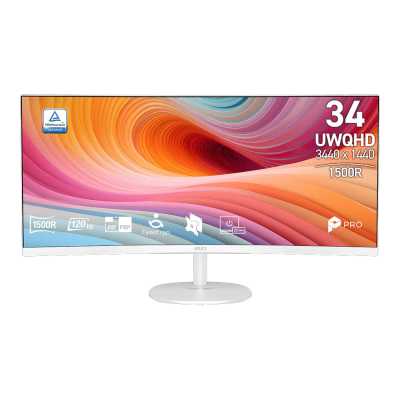 монитор MSI Pro MP341CQW E12 Белый
