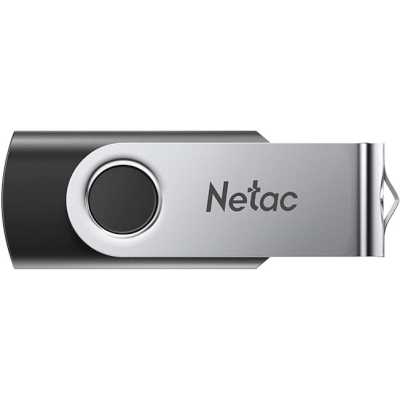 флешка Netac 16GB NT03U505N-016G-32BK Черный, серебристый