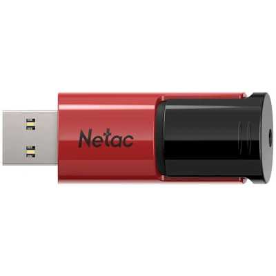флешка Netac 256GB NT03U182N-256G-32RE Черный, красный