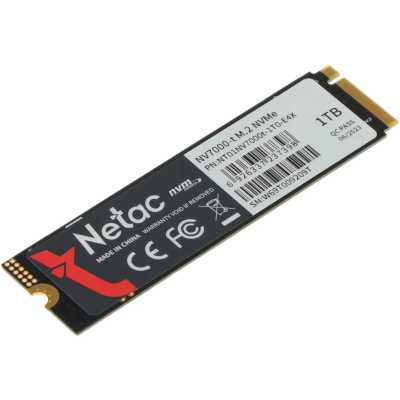 SSD диск Netac NV7000-T 1Tb NT01NV7000t-1T0-E4X Черный