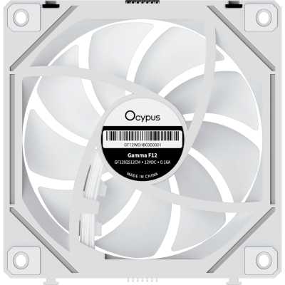 кулер Ocypus Gamma F12 UNI White ARGB Reverse Blade 3 in 1 Белый