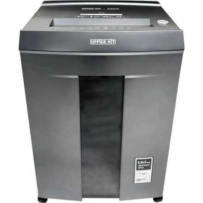 шредер Office Kit S300 0.8x5 Черный