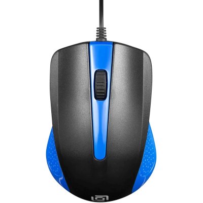 мышь Oklick 225M Black-Blue Черный-синий