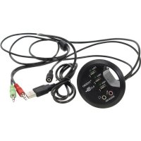 разветвитель USB Orient DE-370N черный