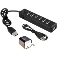 разветвитель USB Orient KE-720 черный