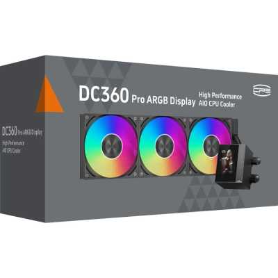 кулер PCcooler DC360 Pro ARGB Display Black Черный