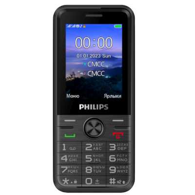 мобильный телефон Philips Xenium E6500 Black