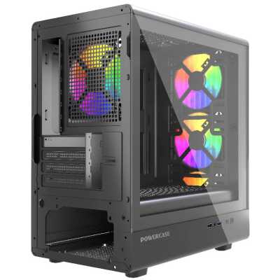 корпус PowerCase Mistral Micro C4B ARGB Black