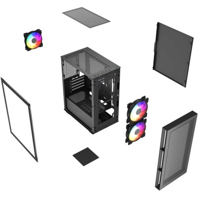 корпус PowerCase Mistral SM05 ARGB Black