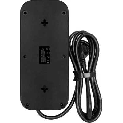 сетевой фильтр PowerCom SP-08 USB03AB 3m черный