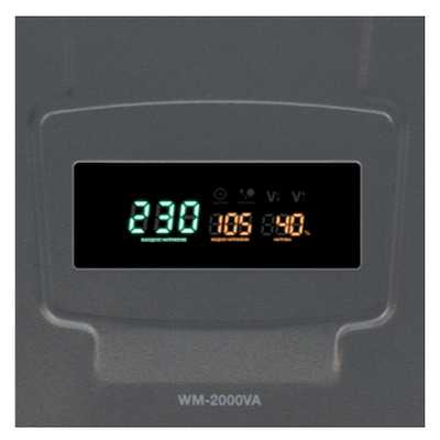 стабилизатор напряжения PowerCom WM-2000VA Черный