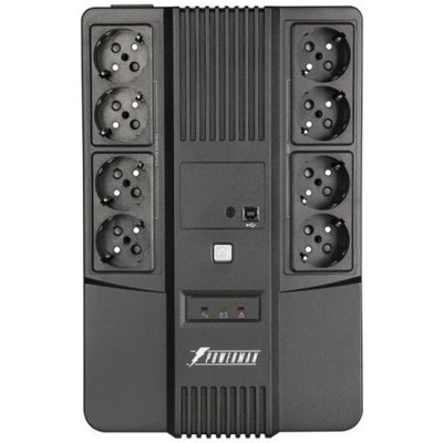 ИБП PowerMan Brick 650 Plus Черный