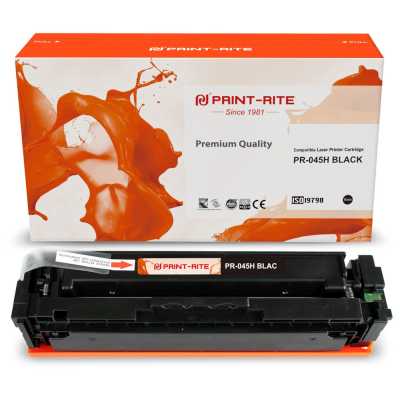 картридж Print-Rite TFC447BPU1J PR-045H BLACK черный