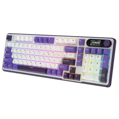 клавиатура Royal Kludge RK-S98 Blackberry 6935280826016 Бежевый-фиолетовый