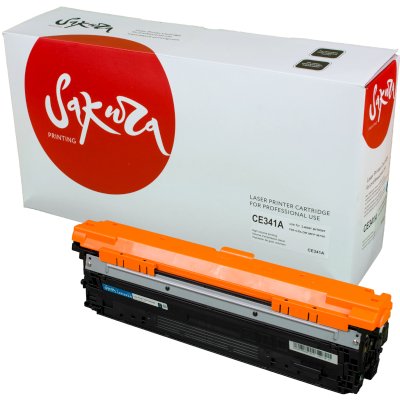картридж Sakura SACE341A голубой