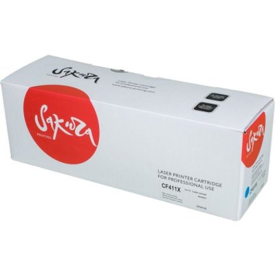 картридж Sakura SACF411X голубой